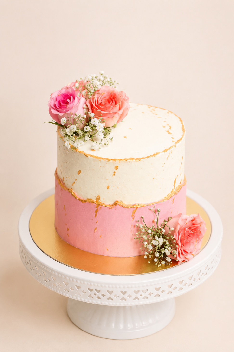 Blush Wedding Cake