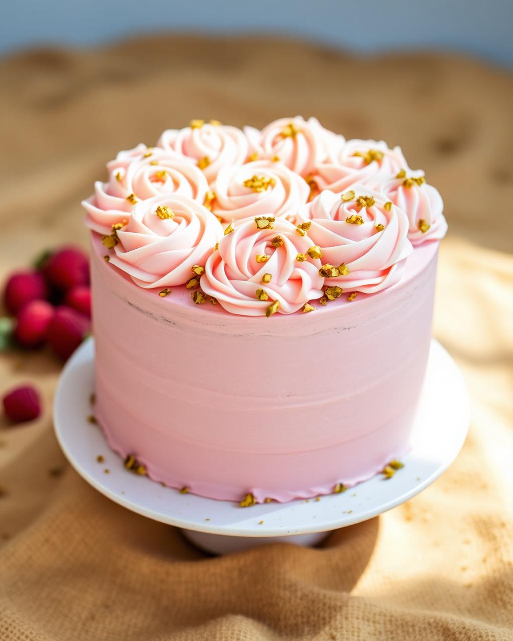 Pistachio Raspberry