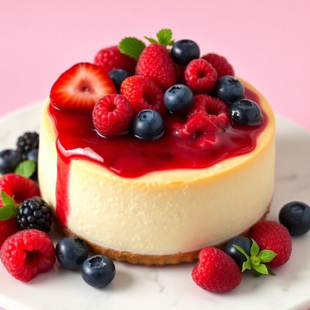 Berry Compote Cheesecake
